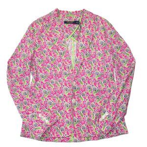 NWT Polo Ralph Lauren Golf Floral Blazer in Cruise Lightweight Cotton Jacket 6